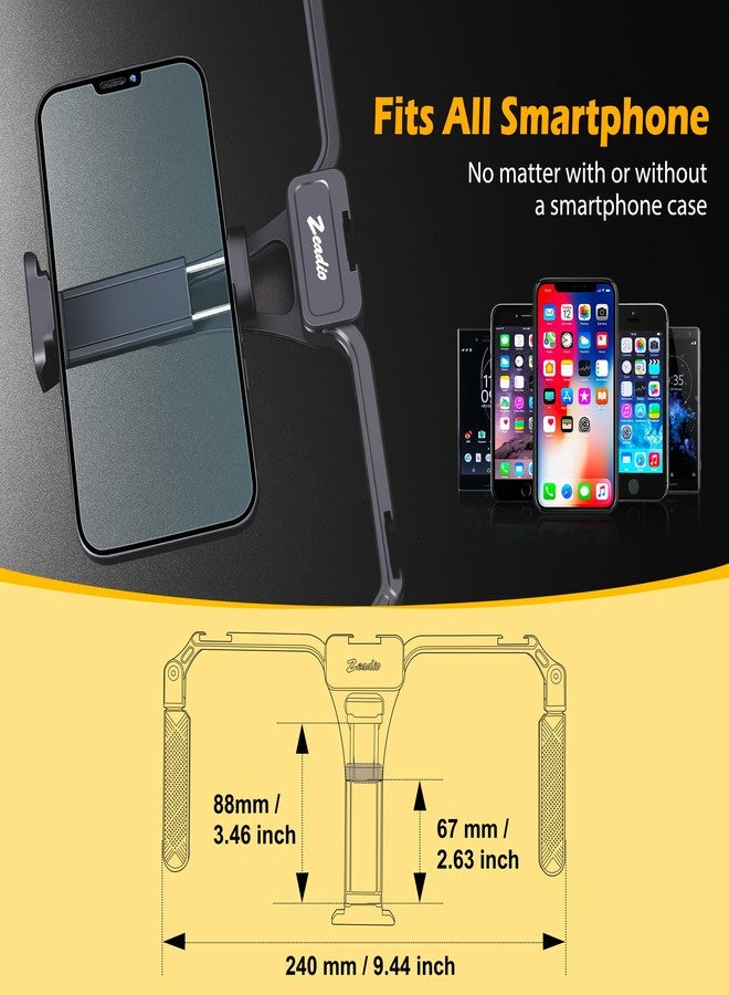 zeadio Smartphone Stabilizer Grip Aluminum Alloy Foldable Phone Video Rig - Image 4