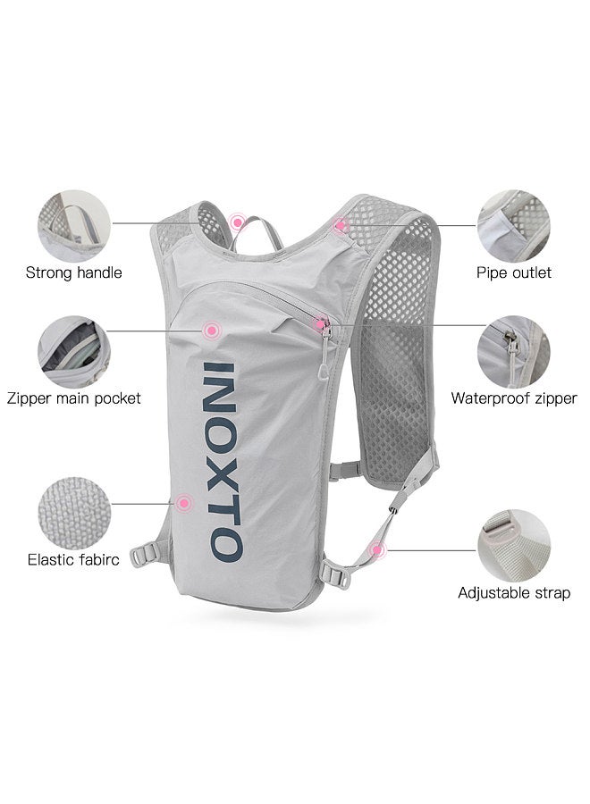 Generic 5L Outdoor Running Backpack Bicycle Backpack Sports Vest Ultralight Riding Bag Women Men Breathable Jogging Sport Backpack For Camping Hiking Cycling Sport Bag  - Image 5