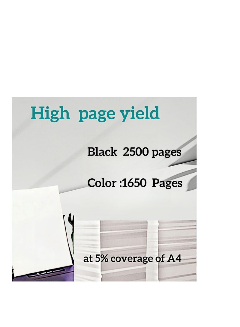 Terabyte 938 Compatible Ink Cartridge Replacement for 938 938e for Hp Officejet Pro 9120, 9120b, 9110b, 9130, 9130b 9720, 9730, printer Black/Magenta/Cyan/Yellow 4-Pack - Image 3