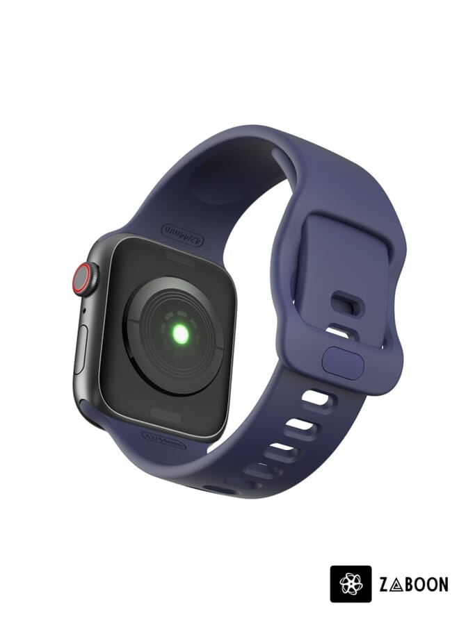 Zaboon Watch Band For Apple Wacth 5/4 40mm & 3/2/1 38mm Silicone (Blue) - Image 3