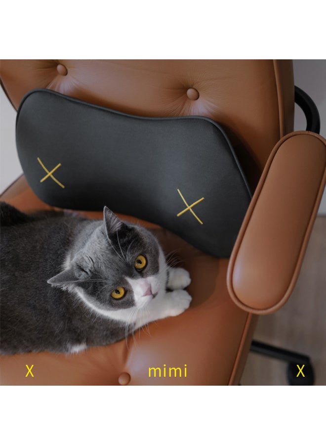 Bbdd Car Mimi Headrest, Neck Support Pillow, Breathable Memory Foam Seat Cushion, Car Accessory, Light Gray Headrest - Image 4
