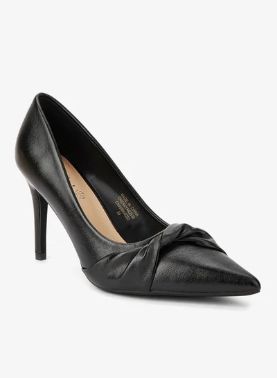 بابريكا حذاء بكعب خنجر سهل الارتداء بلمسة عقدة