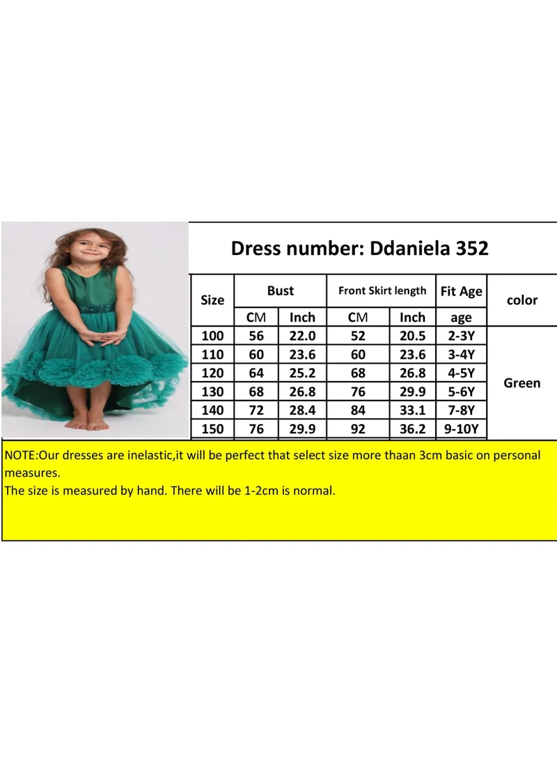 D'Daniela Floral Emerald Dress