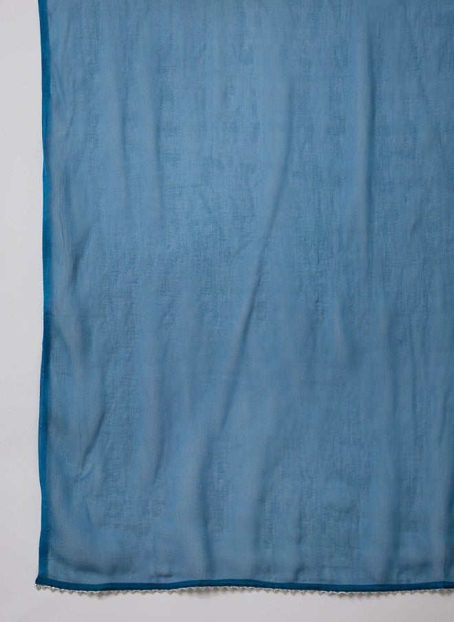 SASSAFRAS Floral Printed Anarkali Kurta Set for Women - Image 4