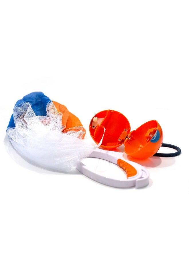 Moonracer - 5003 Djubi Parashoot Outdoor Parachute Ball Set Whiteorange - Image 1
