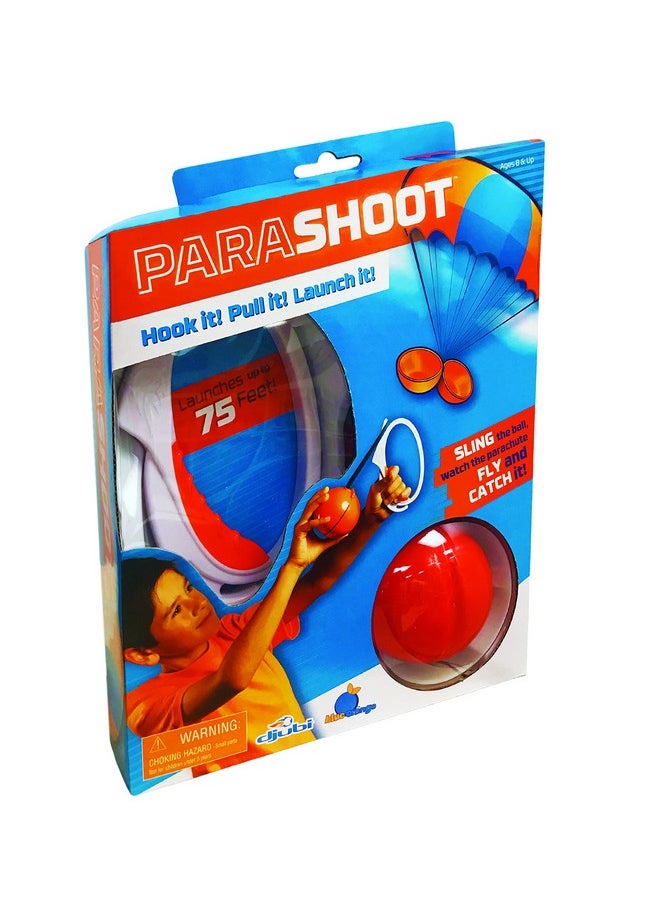 Moonracer - 5003 Djubi Parashoot Outdoor Parachute Ball Set Whiteorange - Image 1