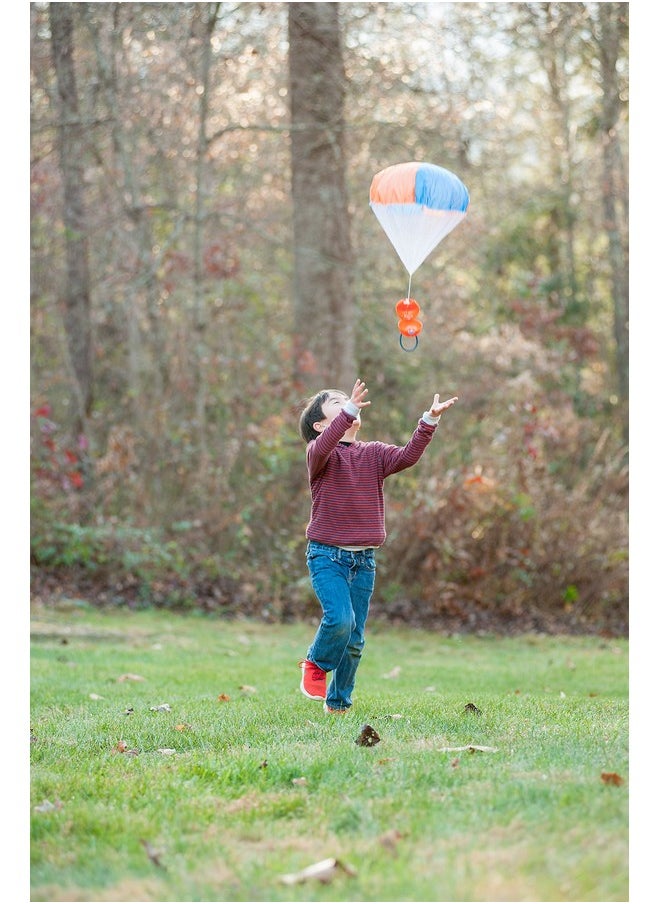 Moonracer - 5003 Djubi Parashoot Outdoor Parachute Ball Set Whiteorange - Image 1