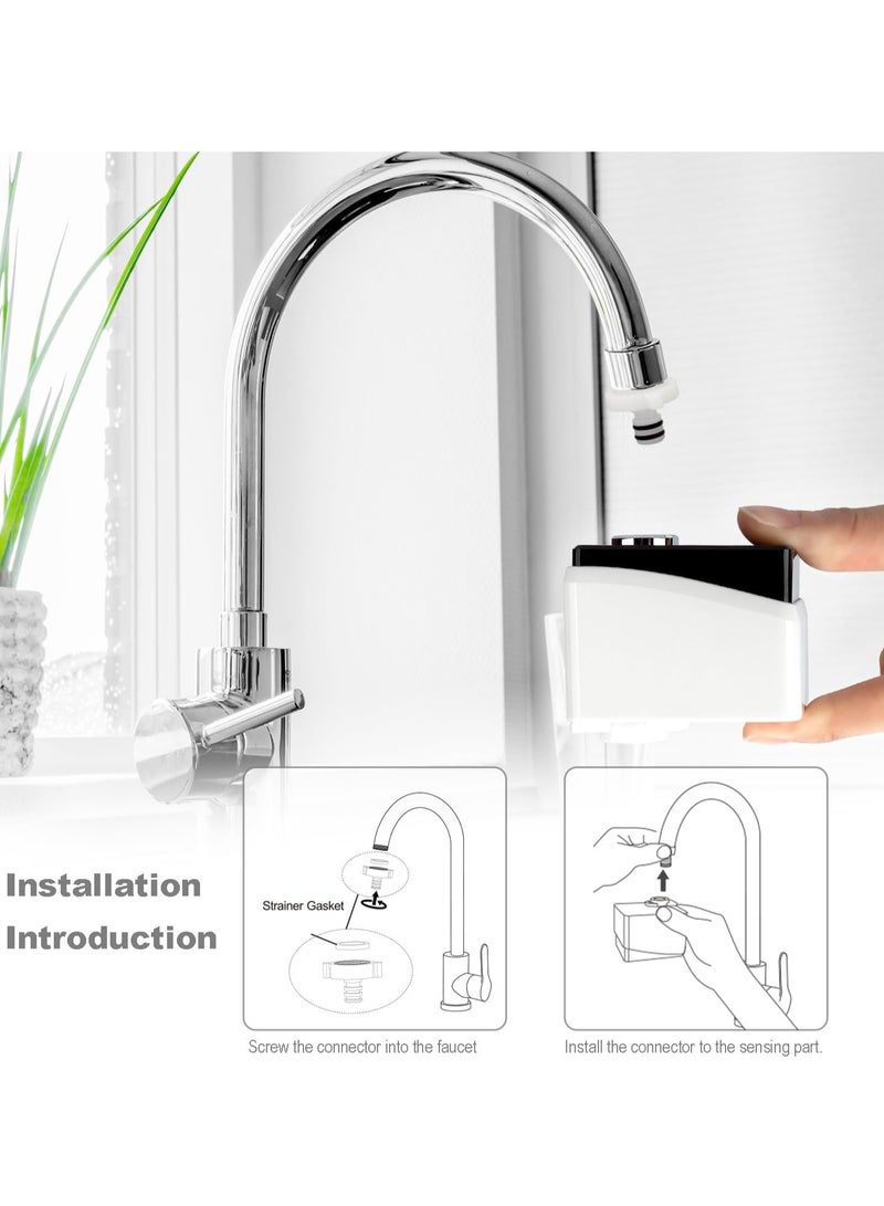 SOLARAE Autowater Lite Touchless Faucet Adapter - Automatic Motion Sensor for Kitchen & Bathroom Sinks, IPX6 Waterproof - Image 3