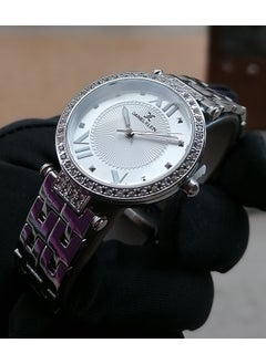 DANIEL KLEIN Silver Steel Strap Women's Wristwatch Waterproof  - Image 2