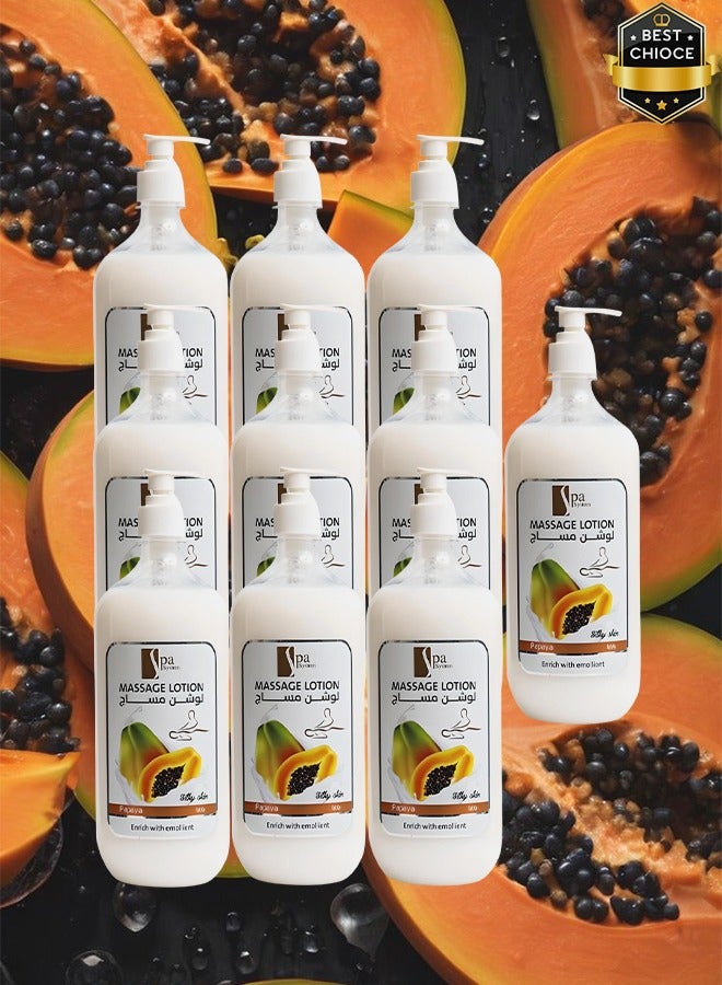 سبا سيستم 10 قطع لوشن التدليك بالبابايا غني بالمطريات - Image 1