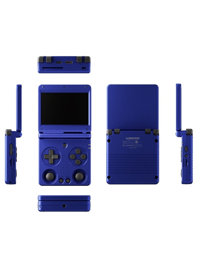 ANBERNIC  RG34XXSP Flip Handheld Gaming Console, 3.4-Inch IPS screen, Linux64-bit Single Player Gaming Console, 64G TF Dual Slot, 3300mAH Battery, WIFI Bluetooth, Portable Handheld Style Foldable Retro Video game player - Image 1