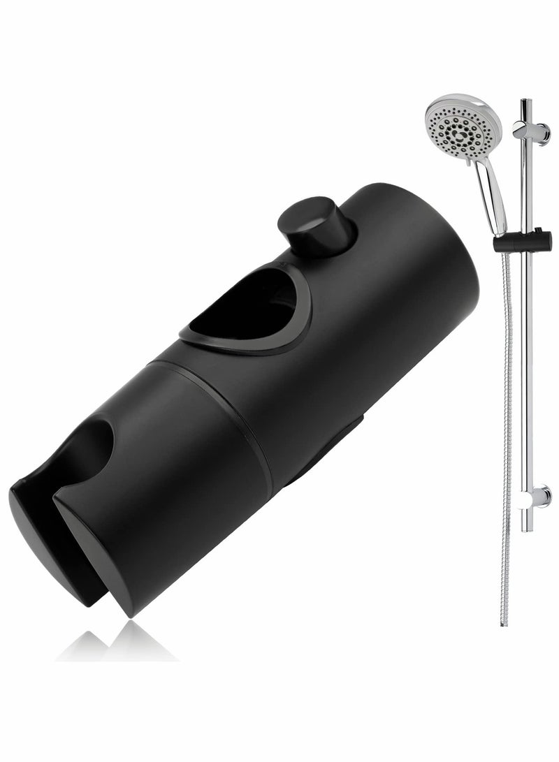 3 Pieces Adjustable Shower Head Holders, Chrome Plated Shower Bracket for 18,25mm Rods, Durable and Stylish  - Image 1