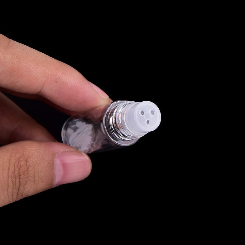 Yiphates 20Pcs Mini Clear 3ml Loose Powder Container Plastic Bottle Empty Cosmetic Sifter Loose Powder Jars Container Refillable Bottle - Image 3