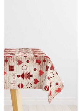 Cango Home New Year Merry Christmas Digital Printed Tablecloth  - Image 1