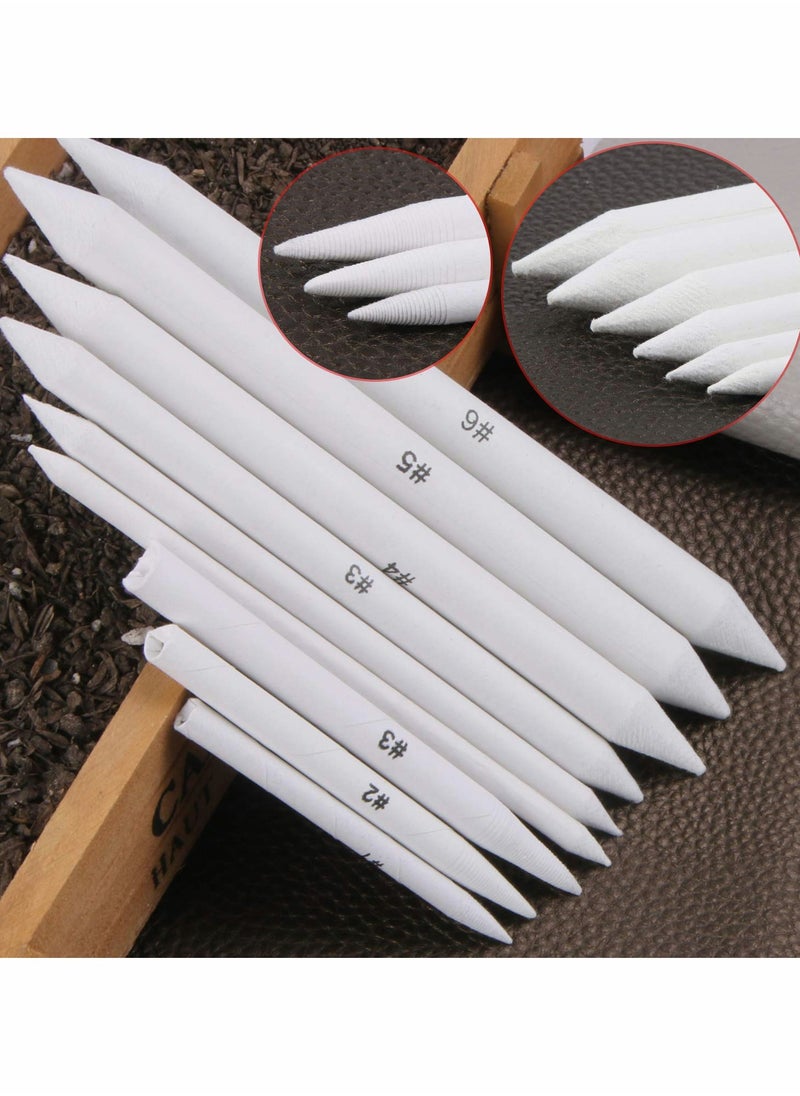 Excefore - Blending Stumps and Tortillions Paper Art Blenders with Sandpaper Pencil Sharpener Pointer for Student Artist Charcoal Sketch Drawing Tools（54 pcs ） - Image 1