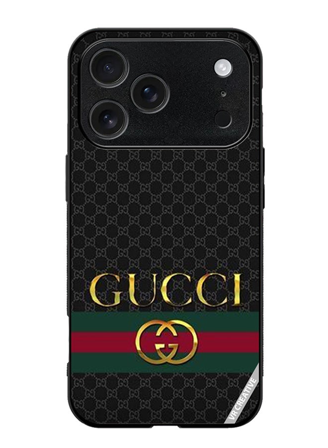 VR CREATIVE Protective Case Cover For Apple iPhone 17 Pro Max Gucci Design Multicolour