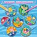 klmars Mermaid Themed Wooden Painting KitGlow in The DarkArts Crafts Gifts for Kids Girls Ages 612Wood Slice Craft Activities Kits Mermaid Art Toys for Kids Christmas Gifts - Image 4
