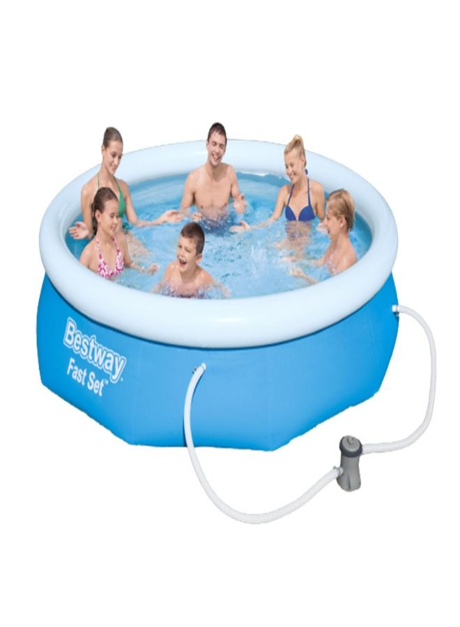 بست واي بيست واي طقم حمام سباحة سريع + مضخة فلتر 305 × 76 سم 26-57270 - Image 4