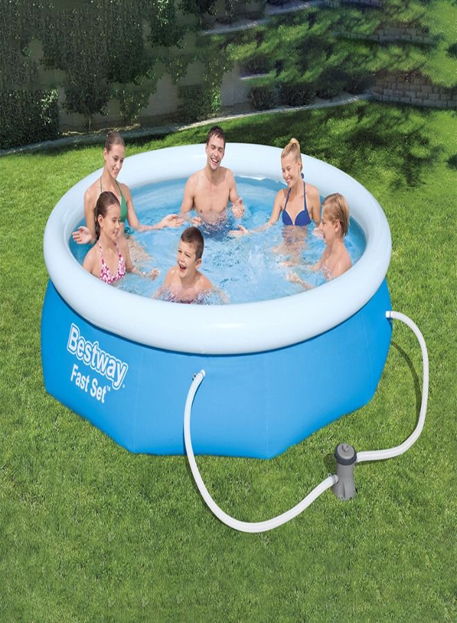 بست واي بيست واي طقم حمام سباحة سريع + مضخة فلتر 305 × 76 سم 26-57270 - Image 2