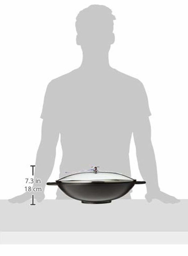 Staub Cast Iron Wok, 6-quart, Black Matte - Image 3