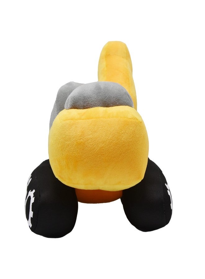 YONLIT Soft Excavator Stuffed Construction Toy Super Cute Plush Digger Trucks Excellent Gifts for Kids or Birthday Party 11 Inches - Image 5