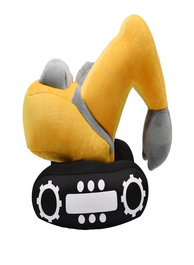 YONLIT Soft Excavator Stuffed Construction Toy Super Cute Plush Digger Trucks Excellent Gifts for Kids or Birthday Party 11 Inches - Image 3