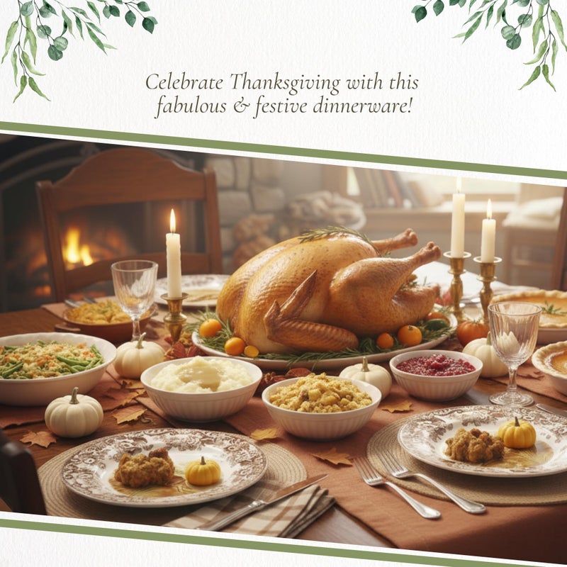 Spode Woodland 10.5" Dinner Plate, Rabbit - Fine Earthenware Made in England, Holiday Dinnerware for Christmas, Thanksgiving, Hanukkah, New Years & Kwanzaa - Microwave, Dishwasher & Warm Oven Safe - Image 5