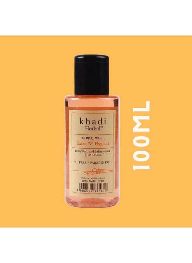 Khadi Herbal - Intimate Hygiene Herbal Vwash ;; Sls And Paraben Free ;; Suitable For Daily Wash ;; Maintain Skin Ph Balance ;; Pack Of 3 (300Ml) - Image 1