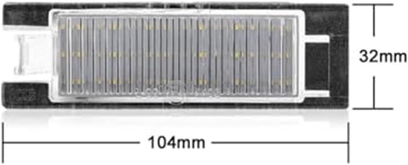 Vuzmode 2Pcs Canbus License Plate Light for Jeep Renegade - Image 4