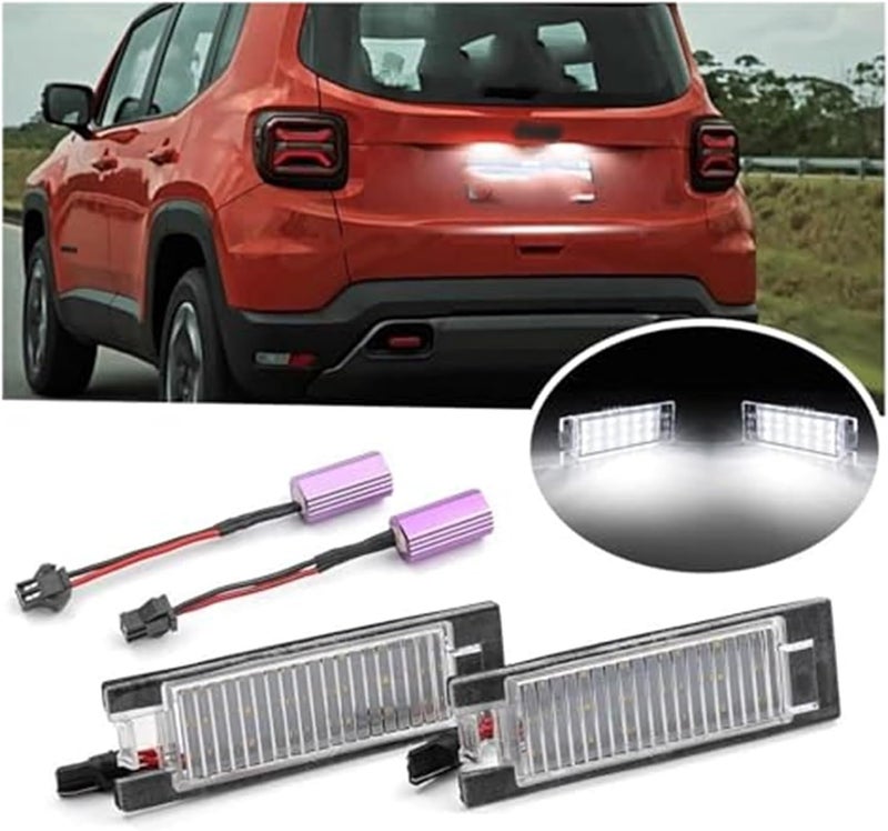 Vuzmode 2Pcs Canbus License Plate Light for Jeep Renegade - Image 2