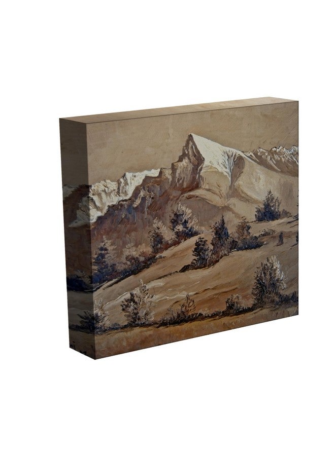 Inephos Framed Canvas Painting - The Majestic Mountain - landscape Theme Beautiful Wall Painting for Living Room, Bedroom, Office, Hotels, Drawing Room (85cm X 70cm) - Image 2