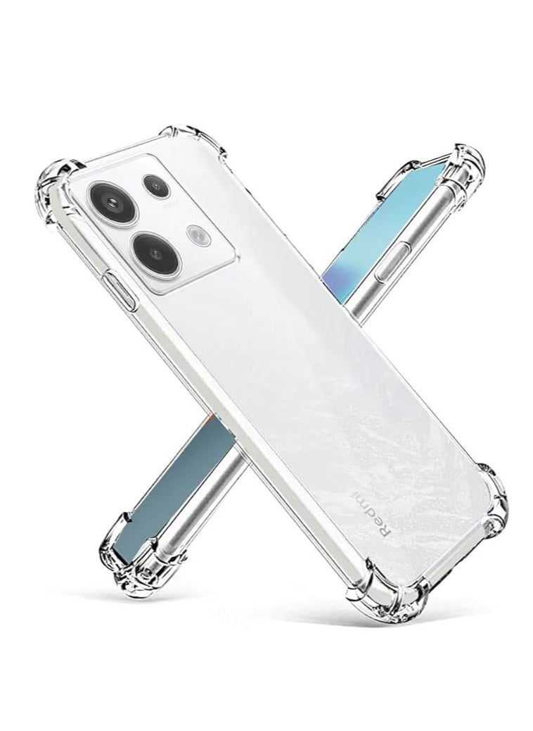 Generic Xiaomi Redmi Note 13 5G Clear Case Cover Soft TPU Silicone Case Shock Protective Cover with Camera Protection Designed for Xiaomi Redmi Note 13 5G Clear  - Image 1