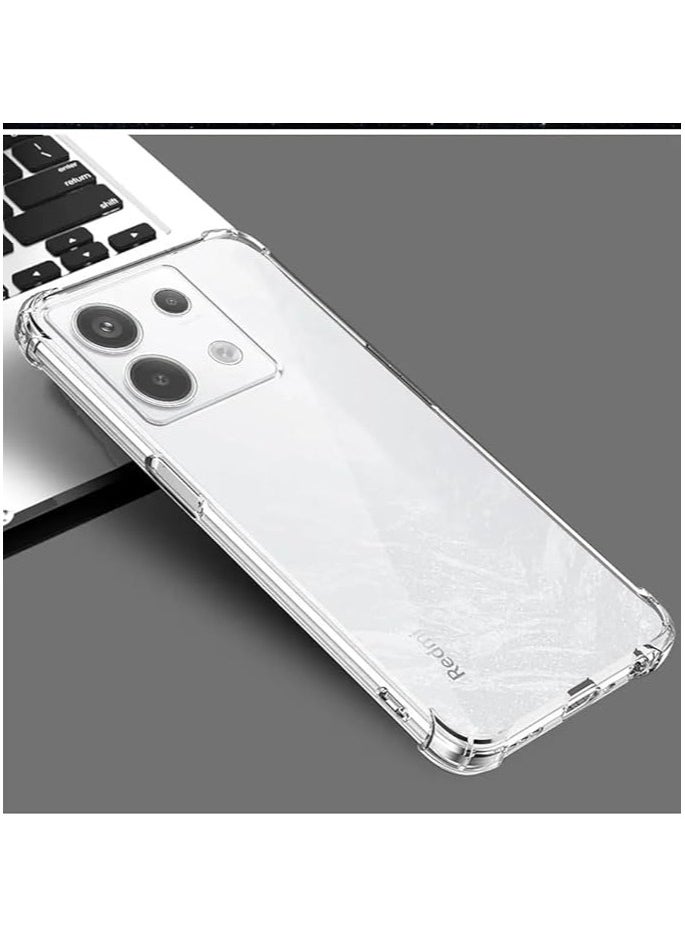 Generic Xiaomi Redmi Note 13 5G Clear Case Cover Soft TPU Silicone Case Shock Protective Cover with Camera Protection Designed for Xiaomi Redmi Note 13 5G Clear  - Image 2