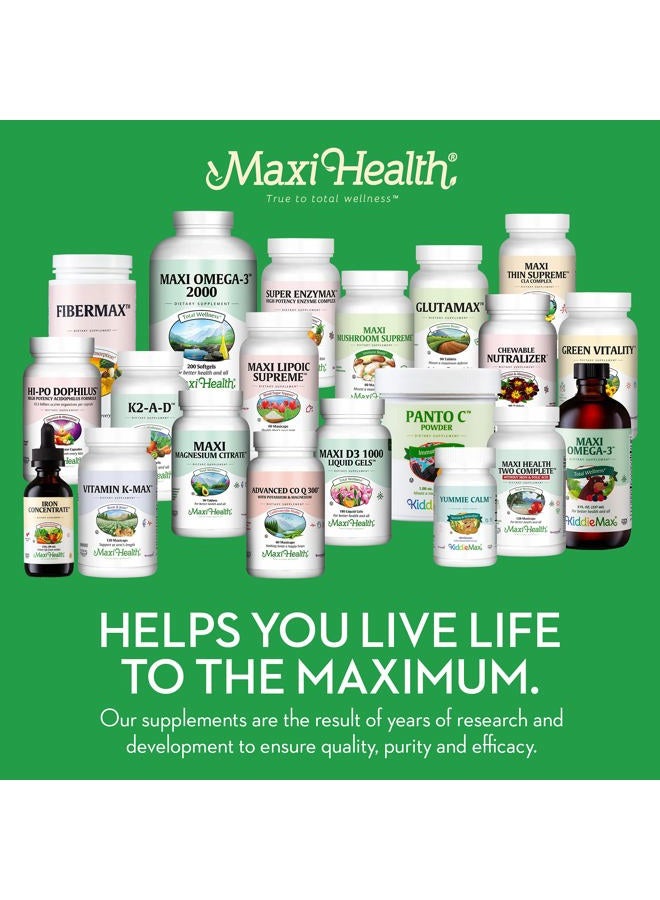 Maxi Health مسحوق الكولاجين - مسحوق بروتين الكولاجين - مسحوق كولاجين بحري للنساء والرجال - كولاجين سمكي غير منكه من النوع الأول - بروتين كولاجين مهدرج - مكمل لنمو الشعر والبشرة (10.75 أونصة) - Image 5