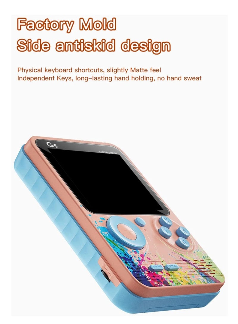 "G5 3.0-Inch Full-Color Screen Handheld Game Console – 500 Retro Games, Portable with 1000mAh Battery" - Image 2