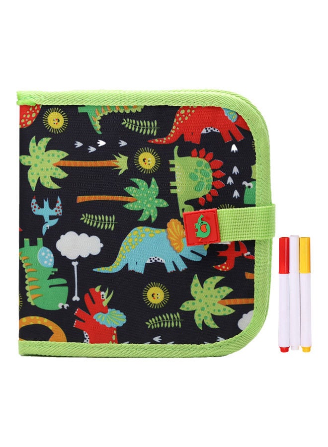 نيبمينينت طقم أقلام ملونة قابلة للمسح مع لوح رسم قابل لإعادة الاستخدام مكون من قطعتين متعدد الألوان - Image 1