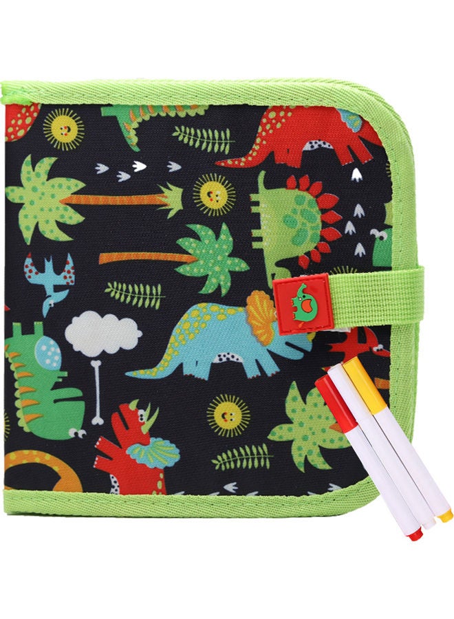 نيبمينينت طقم أقلام ملونة قابلة للمسح مع لوح رسم قابل لإعادة الاستخدام مكون من قطعتين متعدد الألوان - Image 2