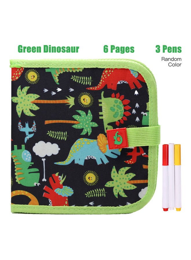 نيبمينينت طقم أقلام ملونة قابلة للمسح مع لوح رسم قابل لإعادة الاستخدام مكون من قطعتين متعدد الألوان - Image 3