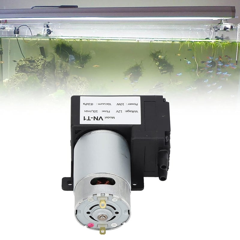 Mini Vacuum Pump High Suction Power 81KPa Quiet Usage Compact Portable Electric Pump for DIY Industrial Home Use (DC12V) - Image 3