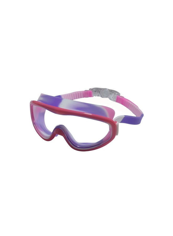 Generic HD Children's Swimming Goggles Big Frame Swimming Glasses Boys And Girls Professional Diving Goggles Swimming Cap Set Equipment Waterproof Anti-fog-Color:Color Mixing - Image 1
