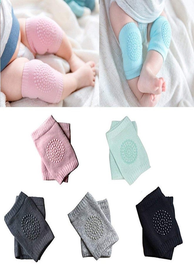 OffyBird 2 Pair Baby Elbow Pads & Knee Pads for Crawling - Anti-Slip Toddler Knee Protectors with Soft Breathable Comfort for Infants Learning to Crawl (Multicolor) - Image 4
