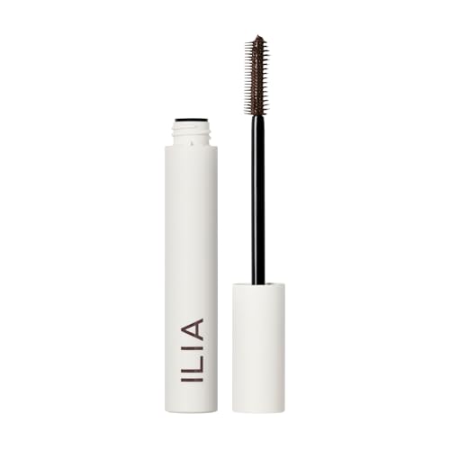 ILIA Limitless Lash Mascara Lengthen Lift Separate 12HR Wear Flake SmudgeResistant Conditioning Ingredients Safe for Sensitive Eyes Clean CrueltyFree Before Dawn Rich brown - Image 1