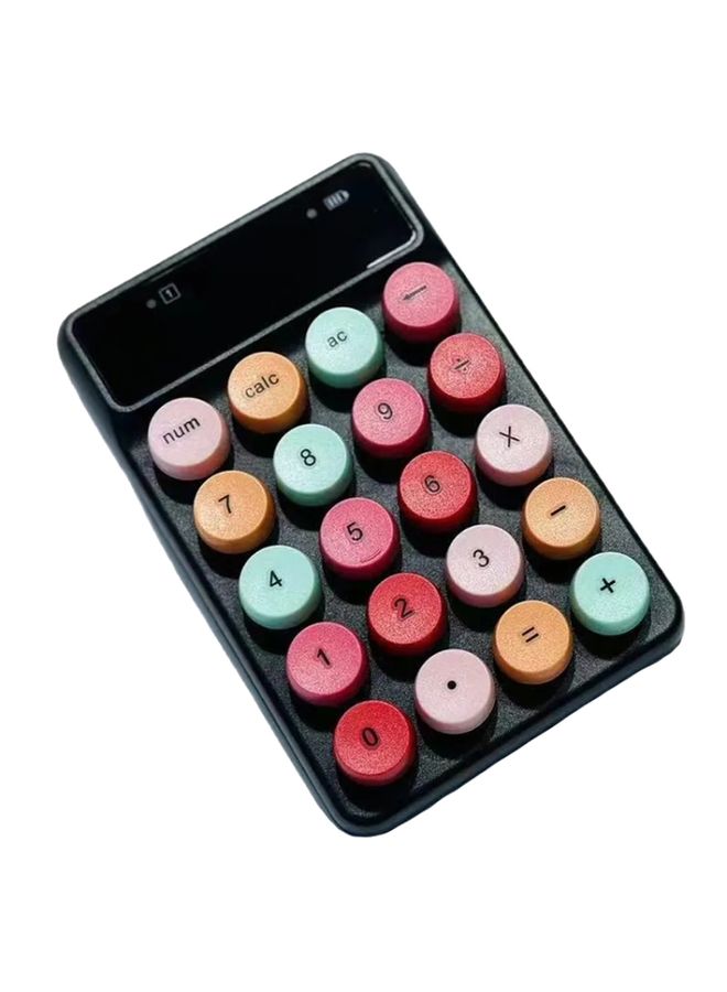 BURAQ Q3 2.4G Mini Wireless Office Digital Keyboard Cash Register Financial Accounting Password Keypad(Black)  - Image 1