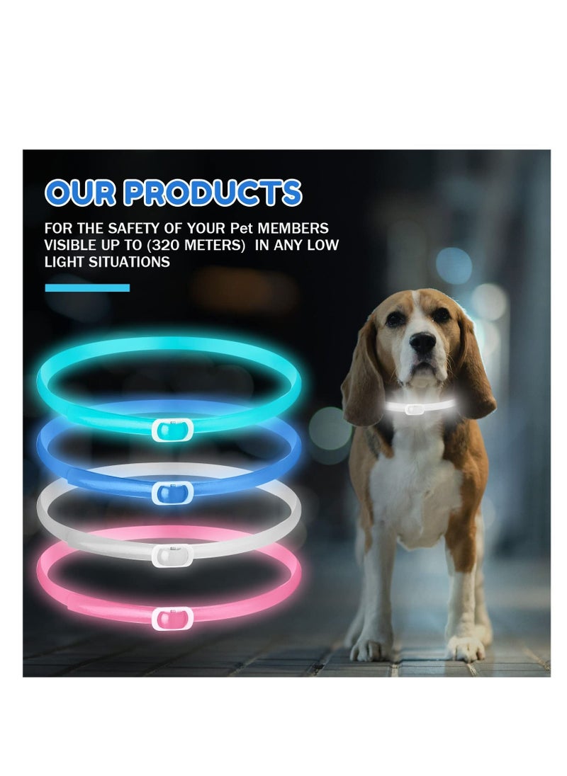 Y&D - Calming Collar for Dogs, 4 Pcs Anxiety Relief Dog Pheromone Collar, Puppy or Stress, 25 Inch Adjustable Relaxing Comfortable Small Medium Large - Image 1