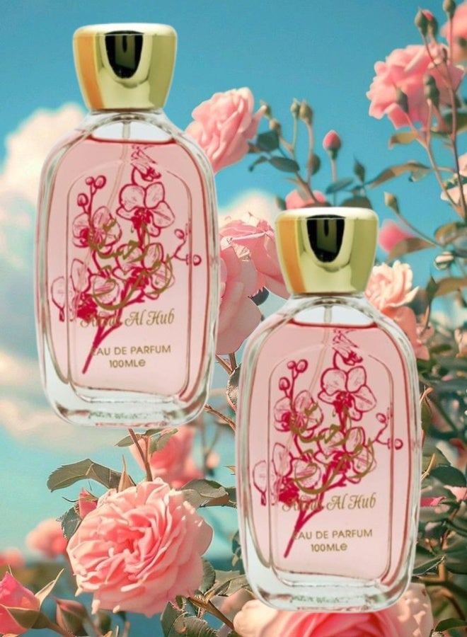 WARD 2 Pieces Ahsas Al Hub Perfume 100ML - Image 1