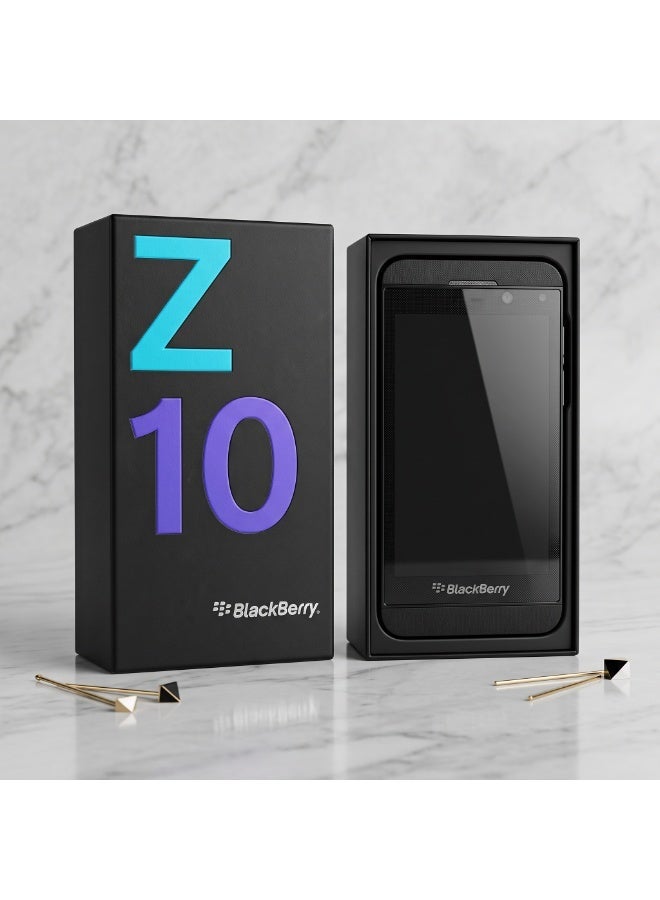 بلاك بيري هاتف ذكي بلاك بيري Z10، سعة تخزين 16 جيجابايت، 2 جيجابايت رام، شبكة 4G LTE، شريحة واحدة، أسود - Image 2
