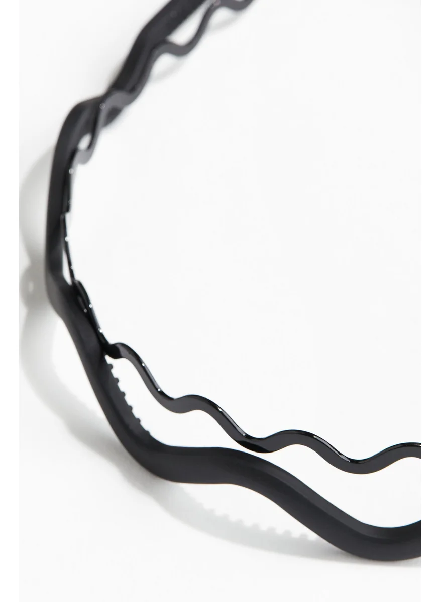 H&M 2-Pack Wavy Alice Bands