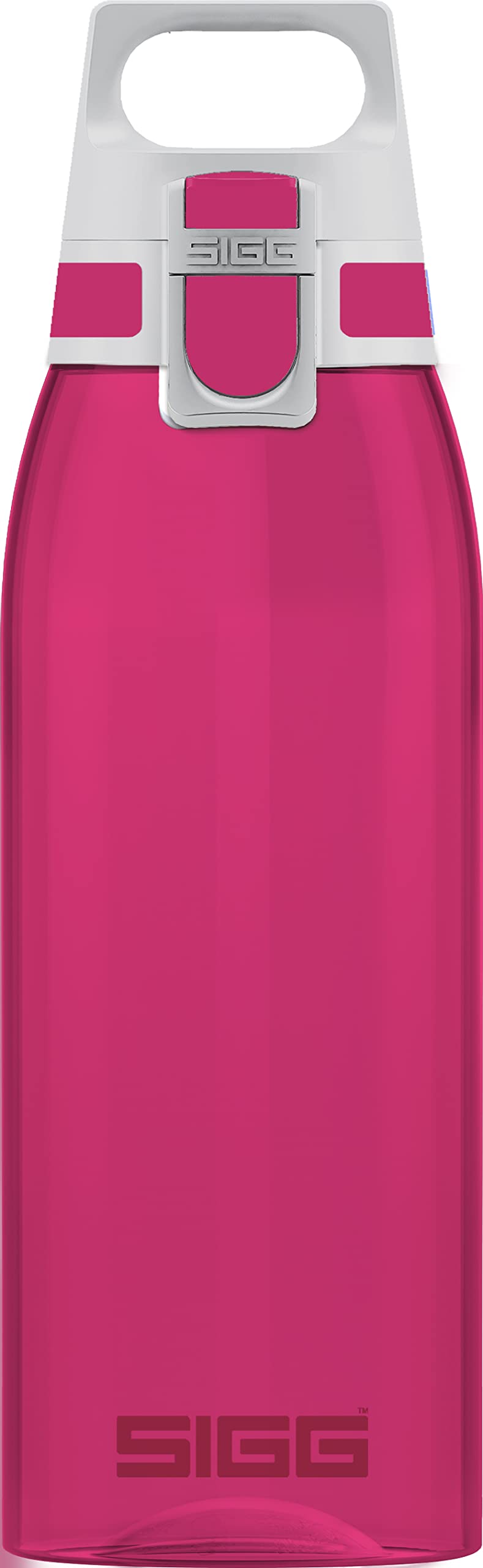 SIGG - Tritan Sports Water Bottle - Total Color Berry - Leakproof - Featherweight and Shatter-Proof Tritan Plastic - Dishwasher Safe - BPA Free - 34 Oz
