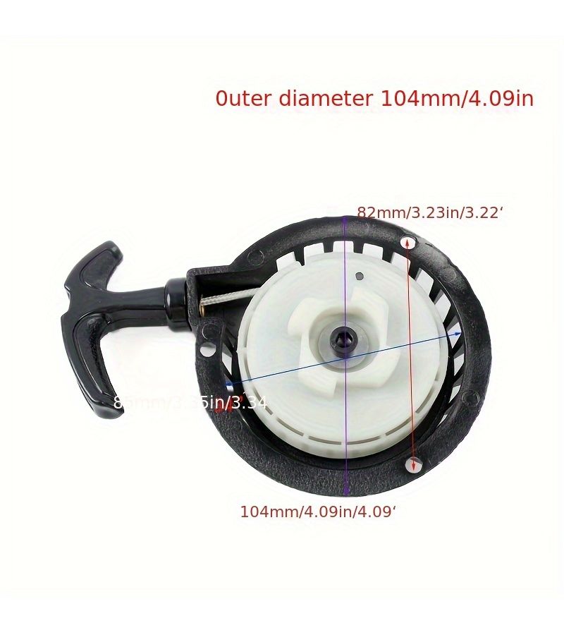 104mm Hand Puller For 47cc 49cc Dirt Bike ATV Mini Quad Starter Engine - Image 4