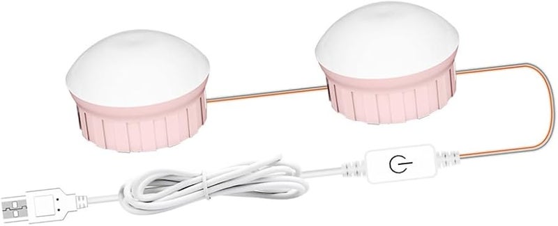 Adjustable Brightness LED Makeup Mirror Vanity Light Set for Dressing Table - Image 2